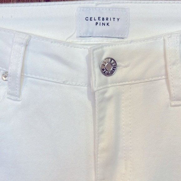 Celebrity Pink Optic White Skinny Jeans Size 27 - Picture 5 of 10